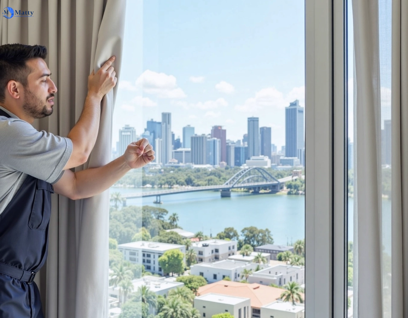 Professional curtain steam cleaning service mascot-nsw QLD by Matty Curtain Cleaning
